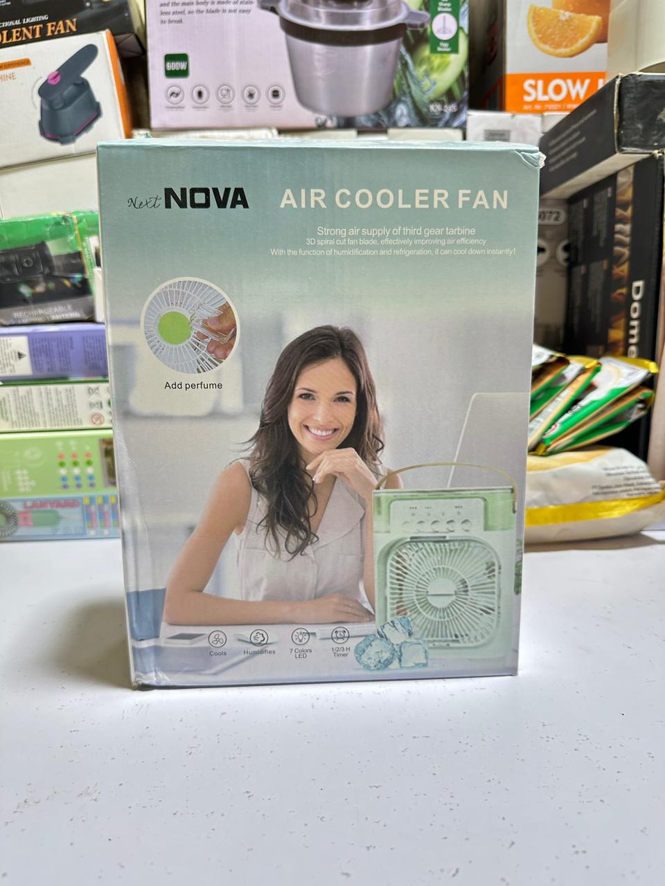 ❄️ Beat The Heat Anywhere – Portable Mini Air Cooler Fan With 3-Speed Cooling