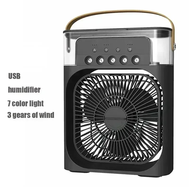 ❄️ Beat The Heat Anywhere – Portable Mini Air Cooler Fan With 3-Speed Cooling
